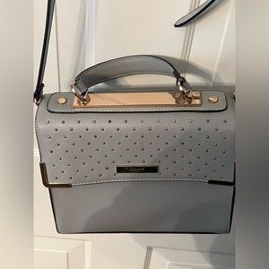 Dune Brand, Smokey Soft gray with gold. Classic bag! Like new!